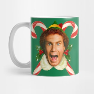 Buddy Elf and Candy Canes Exclusive Mug